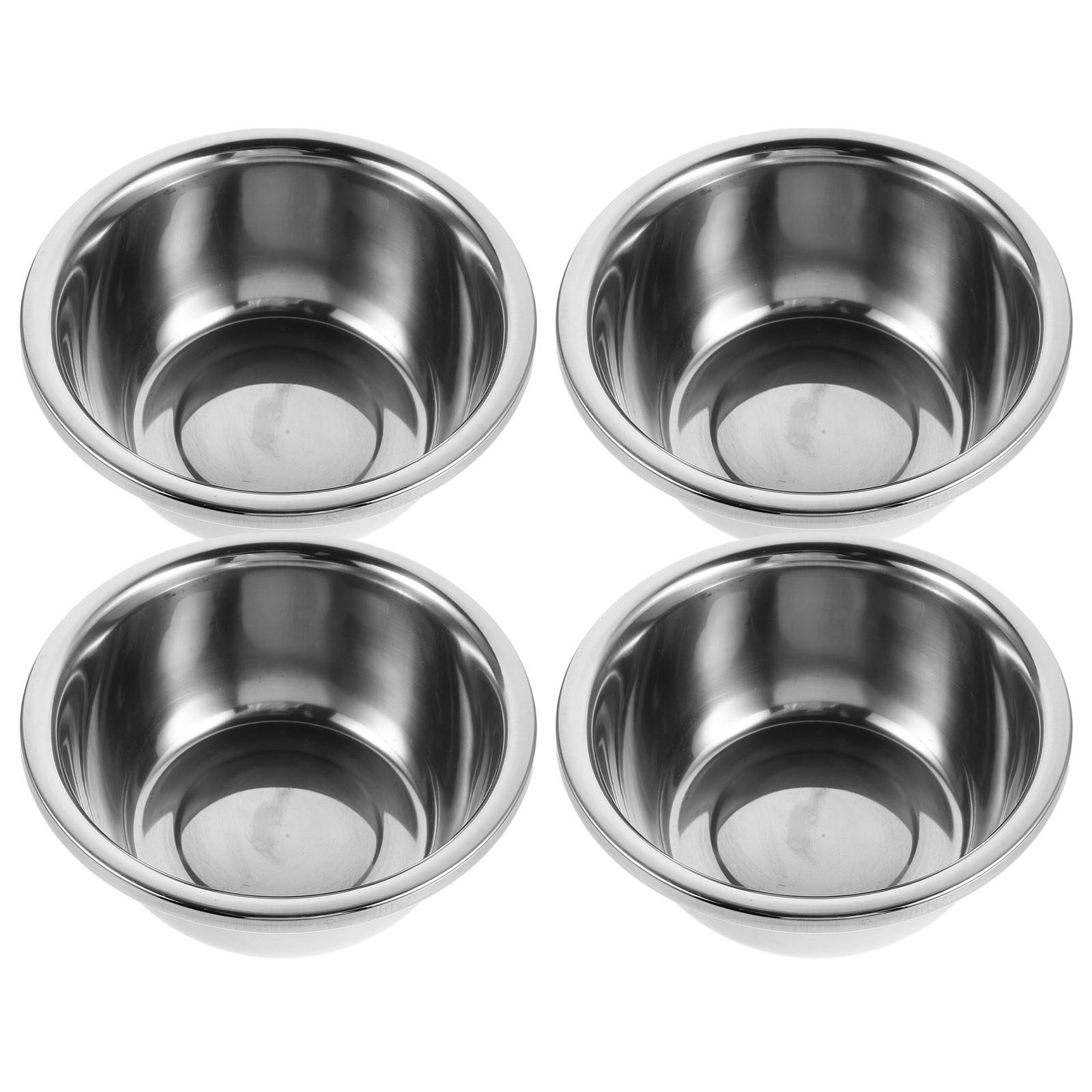 Food Storage Meals - ชุดชามผสมสแตนเลสสตีลคุณภาพสูง 4 ชิ้น สำหรับใช้ผสมแป้ง ทำสลัด เตรียมอาหาร