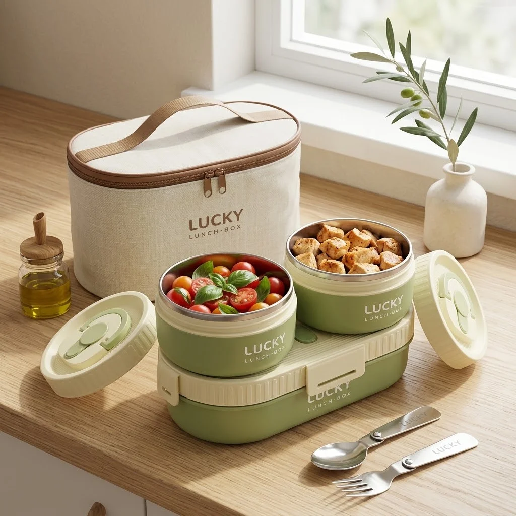 กล่องอาหารกลางวันแบบมีช่องแบ่ง - Food Storage With Dividers บทวิจารณ์และราคา