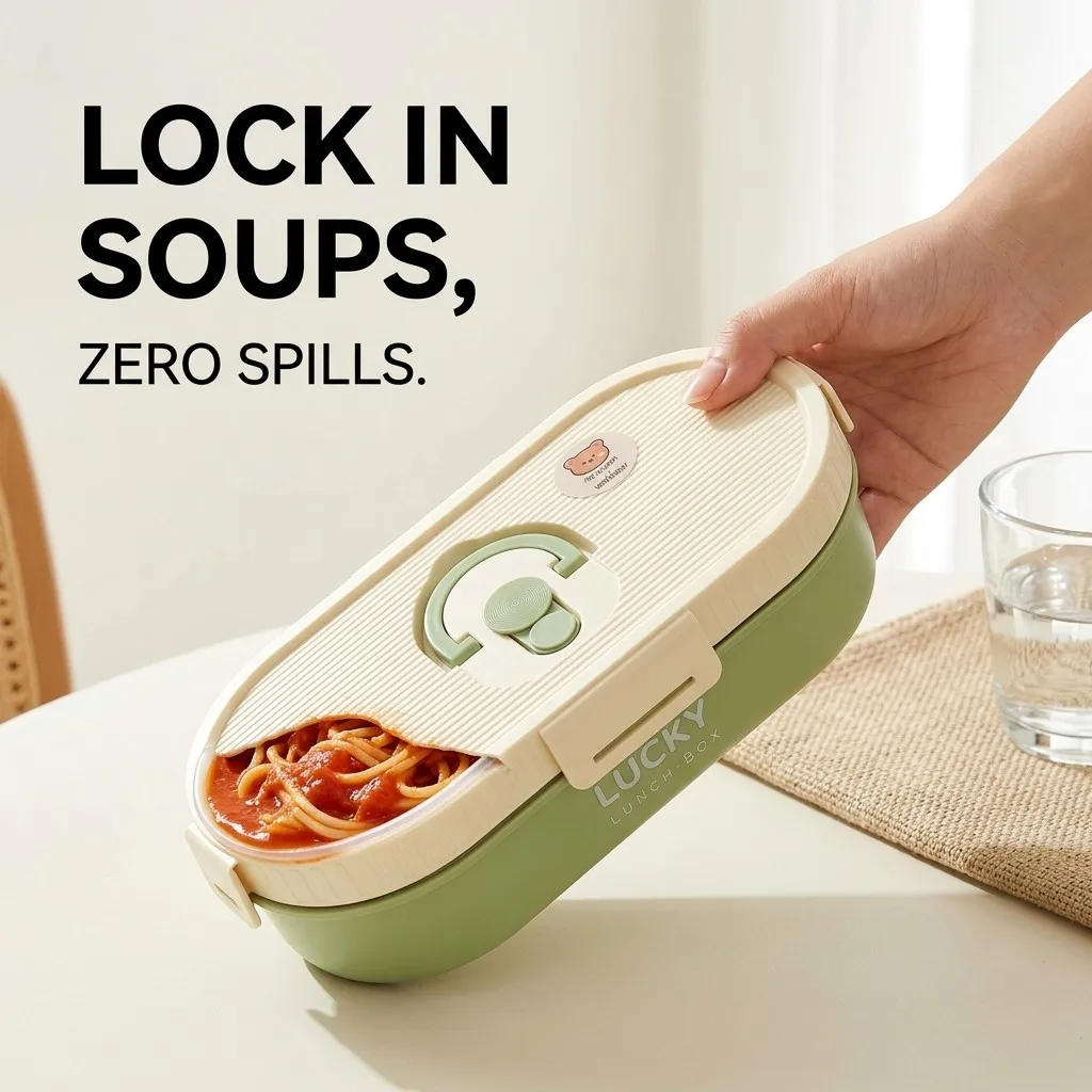 กล่องอาหารกลางวันแบบมีช่องแบ่ง - Food Storage With Dividers บทวิจารณ์และราคา