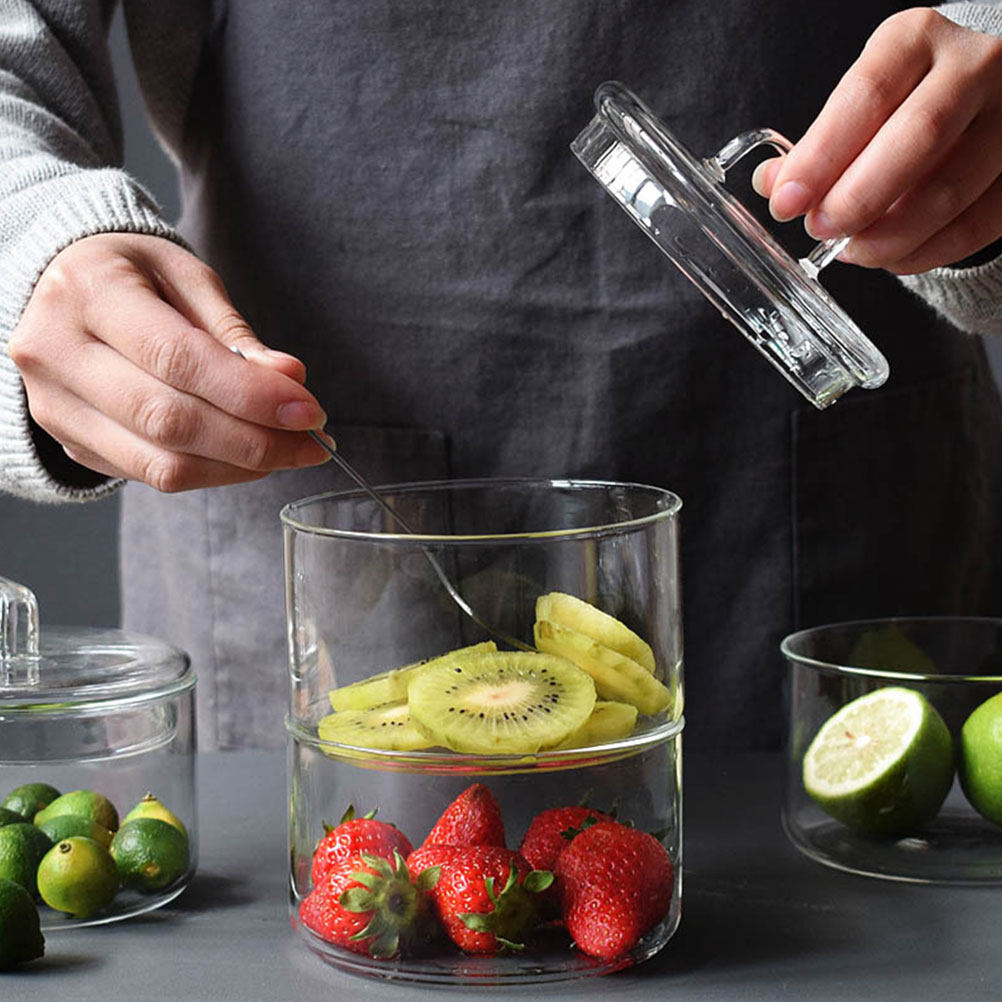 ชุดชามแก้วใสสำหรับเสิร์ฟสลัด ว - Food Storage Containers บทวิจารณ์และราคา