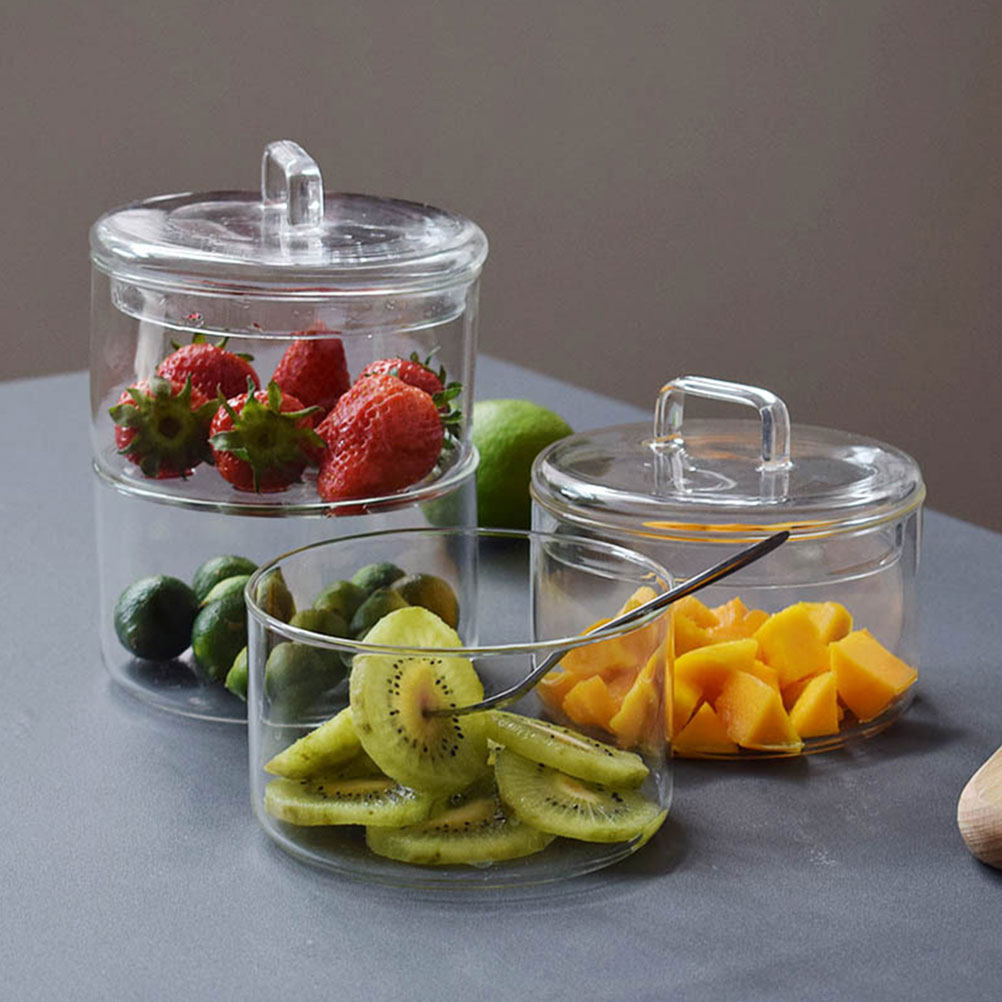 ชุดชามแก้วใสสำหรับเสิร์ฟสลัด ว - Food Storage Containers บทวิจารณ์และราคา