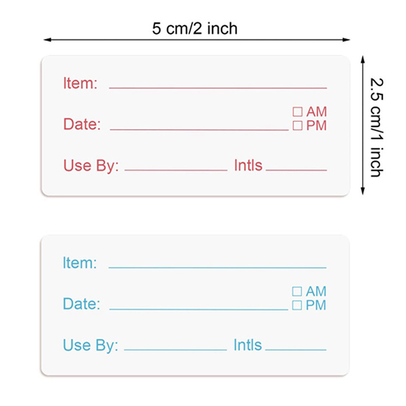 500 ชิ้น/ม้วน สติกเกอร์ติดตู้เ - Food Storage Labels บทวิจารณ์และราคา