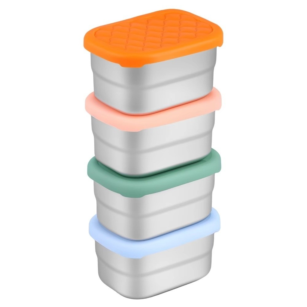 ใหม่ภาชนะบรรจุอาหารสแตนเลสซ้อน - Food Storage Oven Safe บทวิจารณ์และราคา
