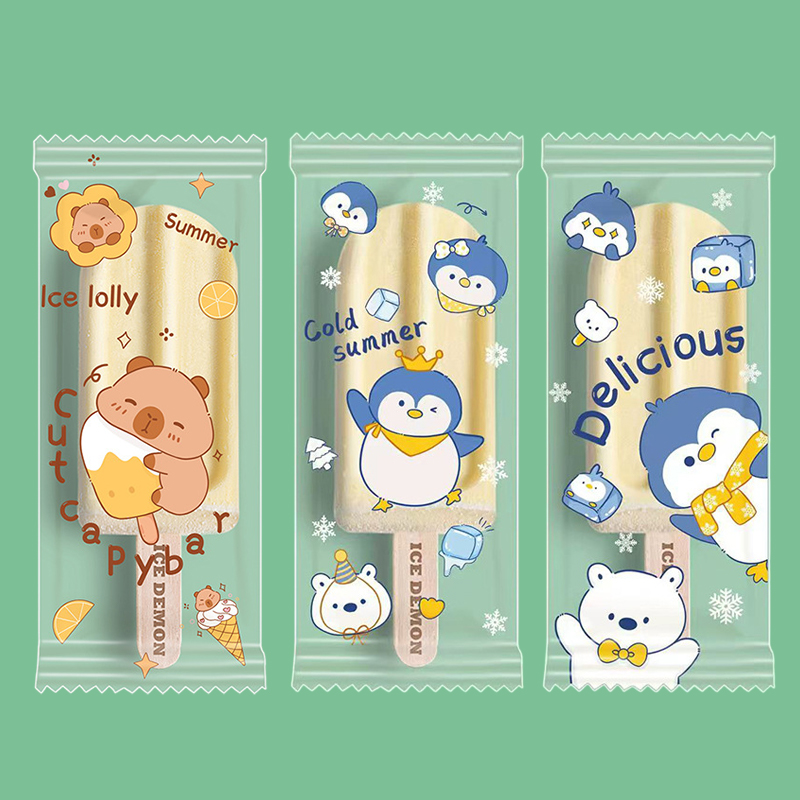 ~100 ชิ้น ถุงไอศกรีมลายการ์ตูน - Food Storage Bag บทวิจารณ์และราคา