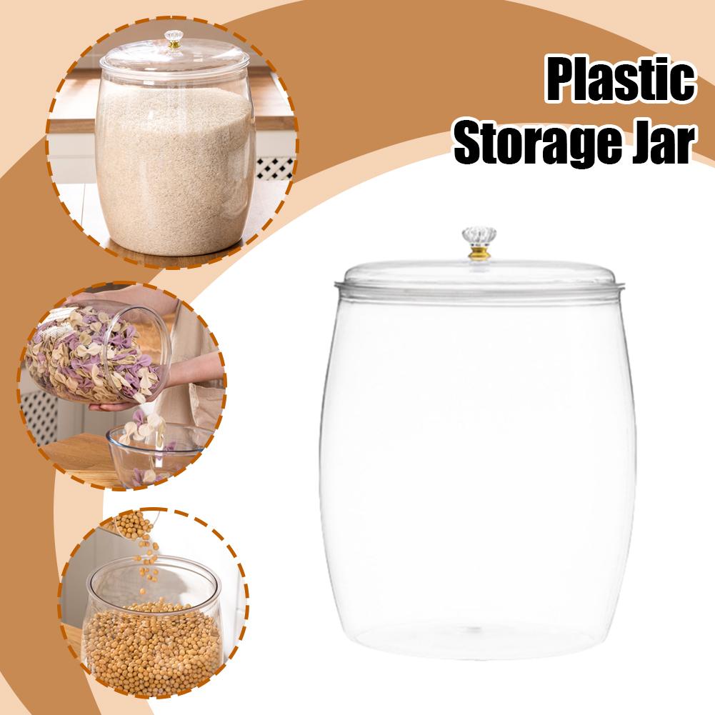 โหลพลาสติกใสขนาดใหญ่พร้อมฝาปิด - Food Storage Containers บทวิจารณ์และราคา