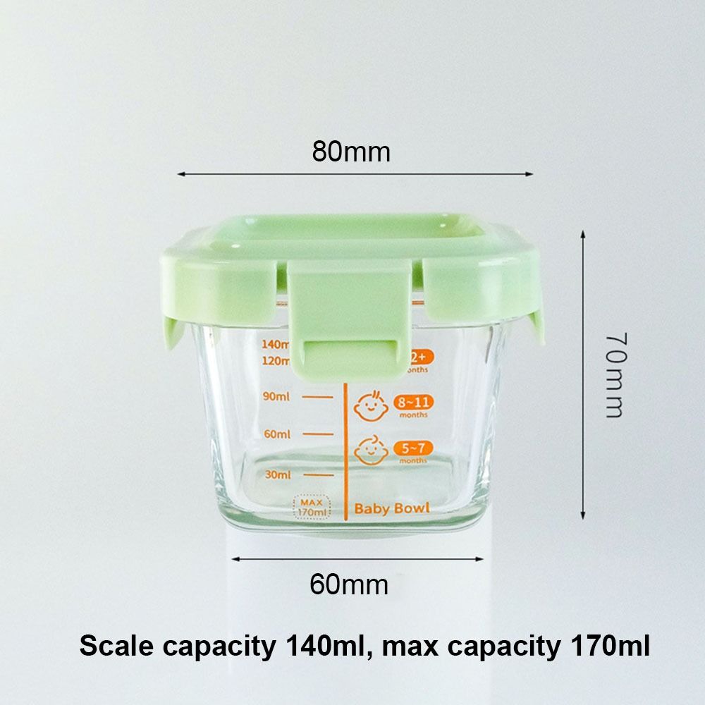 กล่องเก็บอาหารใหม่ 170 มล. ใช้ - Food Storage Oven Safe บทวิจารณ์และราคา
