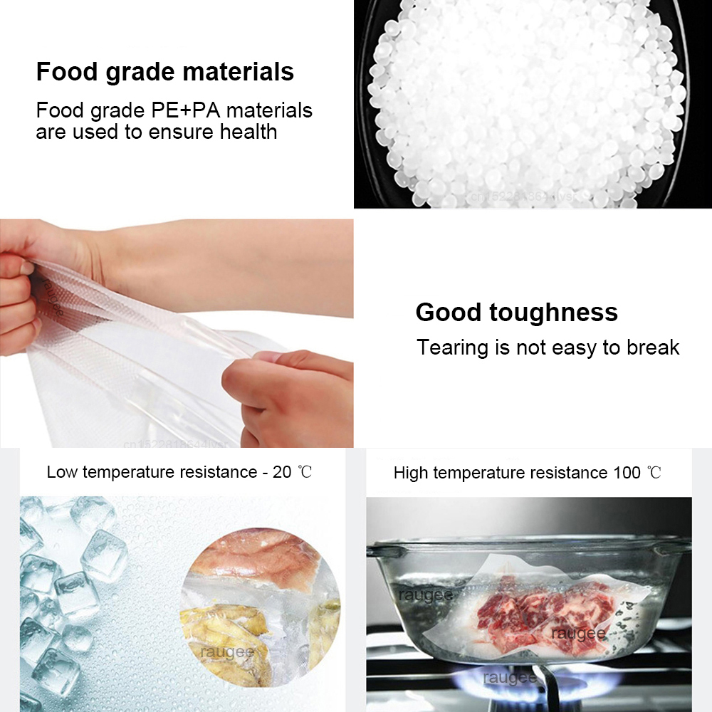 ถุงสุญญากาศสำหรับบรรจุอาหาร ถุ - Food Storage Bag บทวิจารณ์และราคา