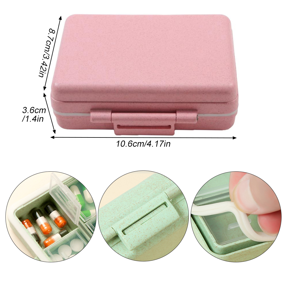 9 ช่อง Travel Pill Organizer,D - Food Storage With Dividers บทวิจารณ์และราคา