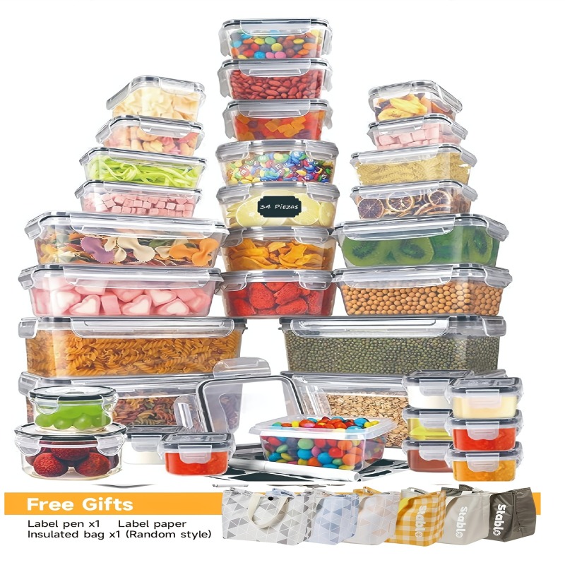 ชุดเก็บอาหารปลอดสาร BPA 48 ชิ้ - Food Storage Labels บทวิจารณ์และราคา
