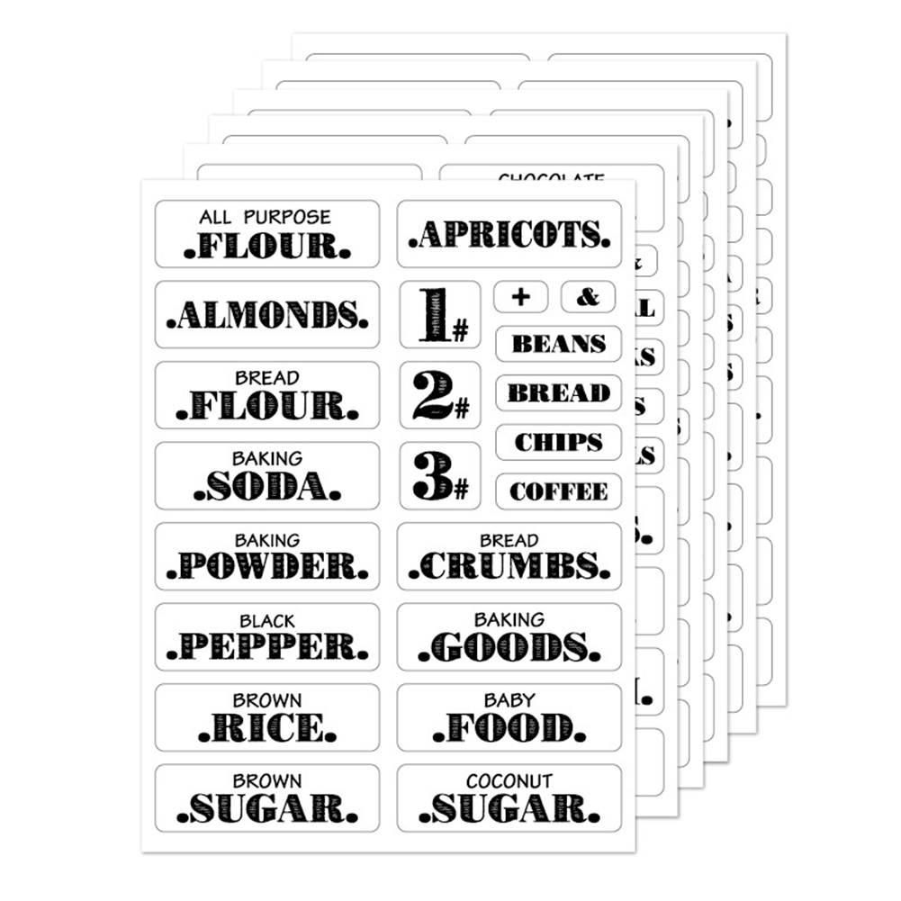 132Pcs ครัวอาหารสติกเกอร์กันน้ - Food Storage Labels บทวิจารณ์และราคา