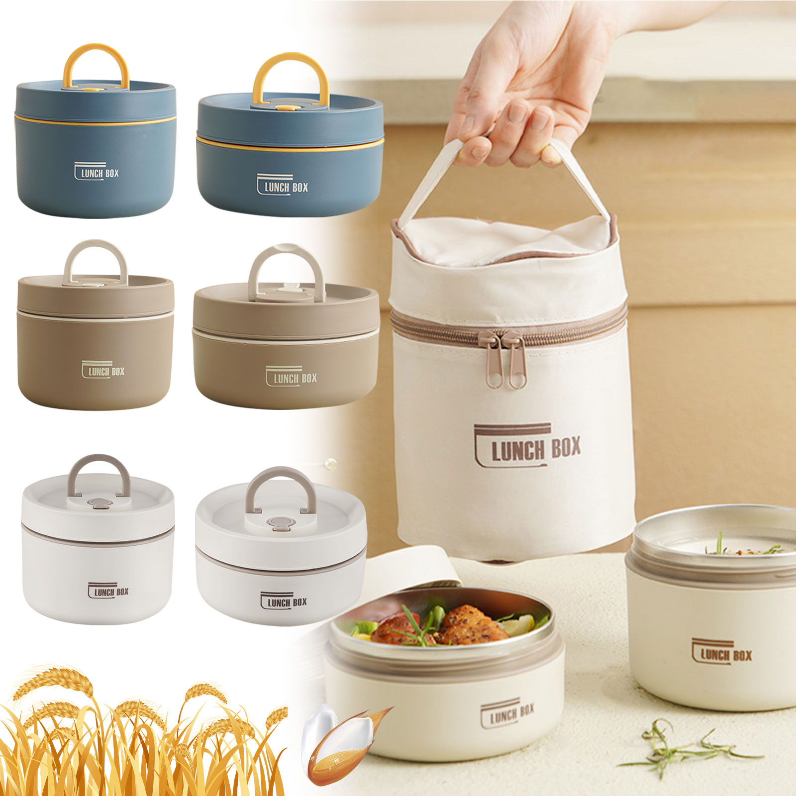 กล่องอาหารกลางวันแบบเก็บความร้ - Food Storage Meals บทวิจารณ์และราคา