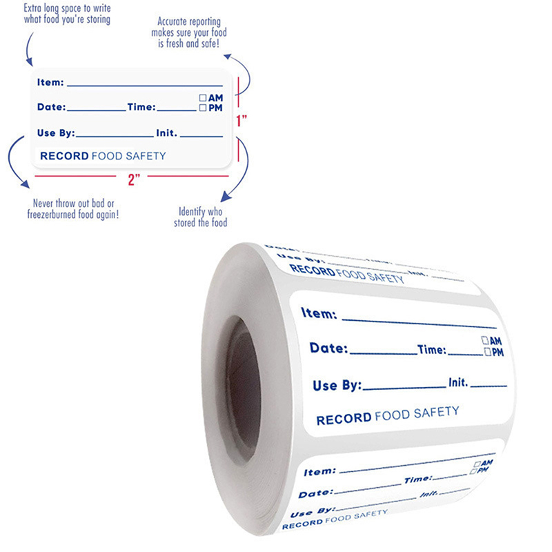 500 ชิ้น/ม้วน สติกเกอร์ติดครัว - Food Storage Labels บทวิจารณ์และราคา
